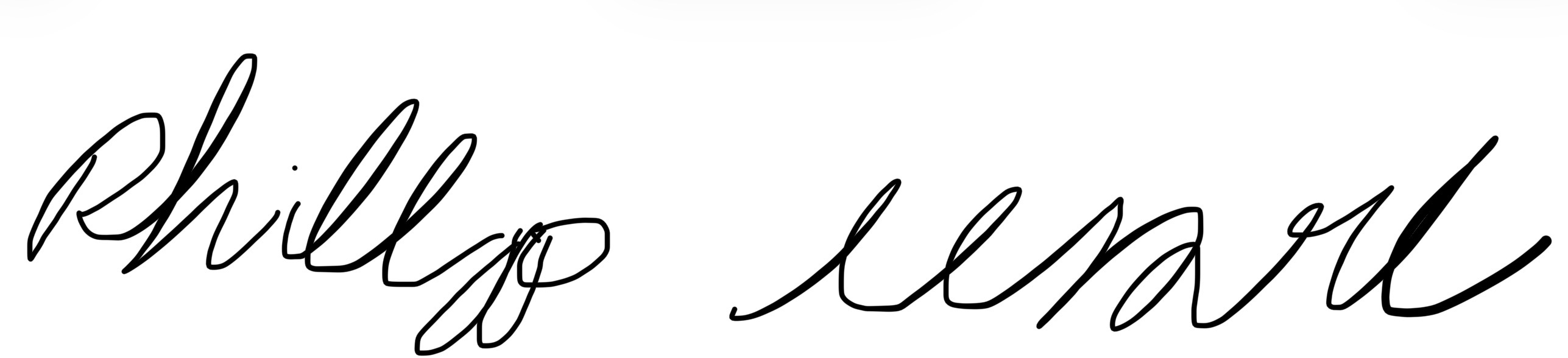 Phillyp Menard Signature